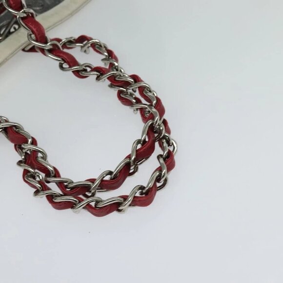 CHANEL Chain Tote Bag No5 Canvas Ivory Silver CC Auth 133727 - Picture 8 of 16